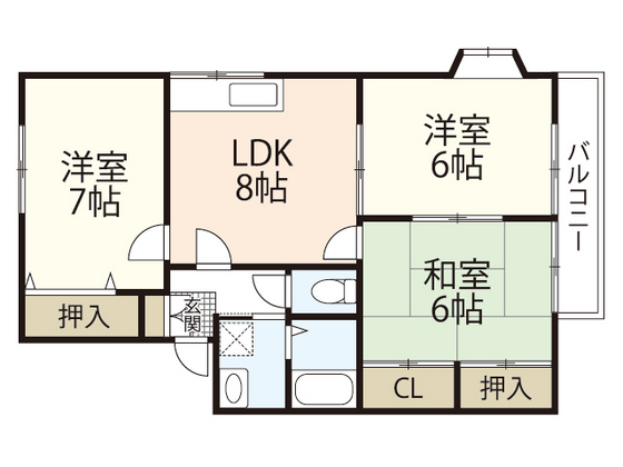 グランデュール横山B棟