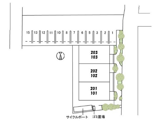 シャーメゾンガーデンズ平田