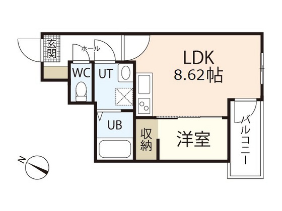 フリートフォルヴィラ古江新町A