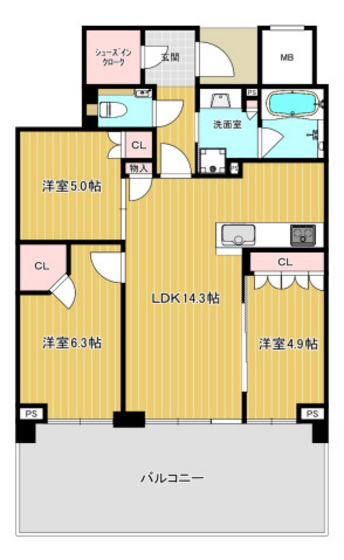 ライオンズタワー岡山千日前