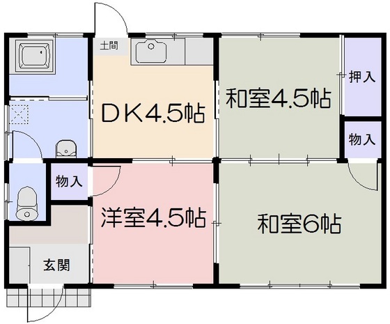 当新田貸家 東北