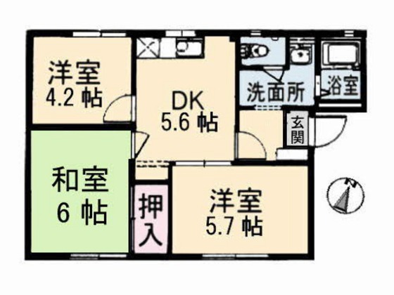 フレグランス南風Ⅱ B棟