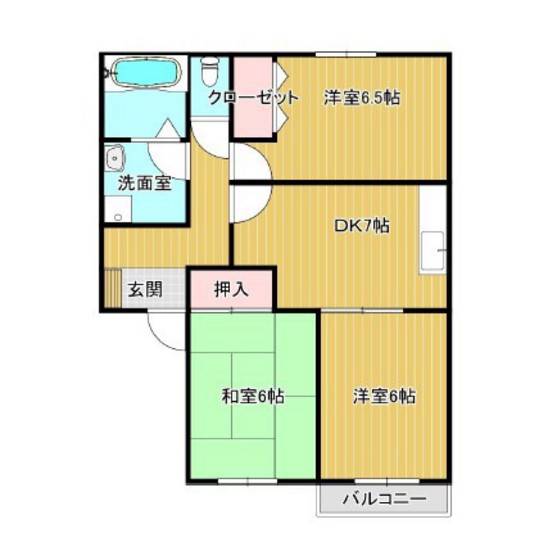 ヴィラソレイユ陵南Ⅱ-A