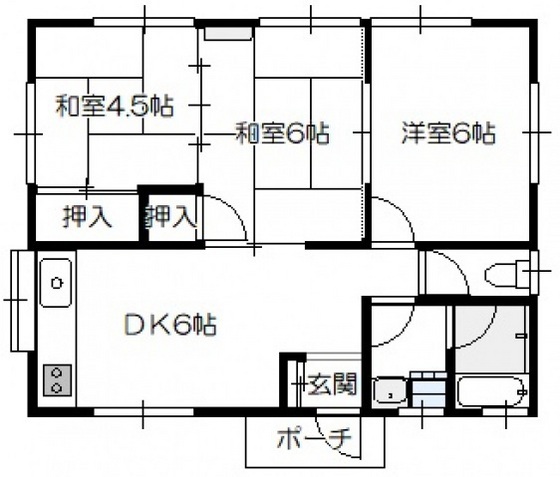 中井貸家(1階部分)