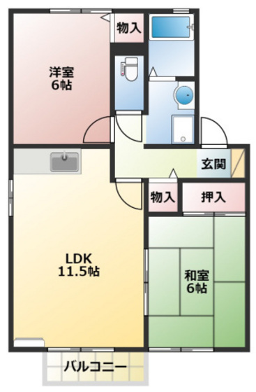 シェアードハイツ津高B棟