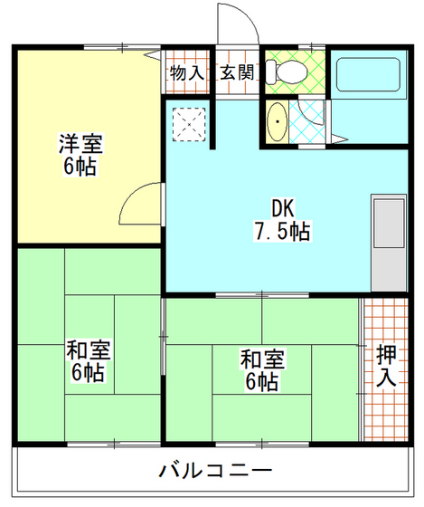 プレジールコスモスB棟
