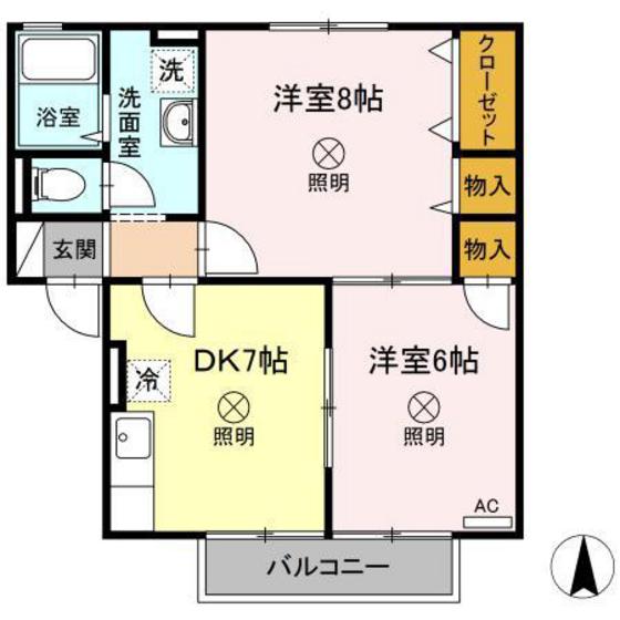 ピローサイド四御神 A棟