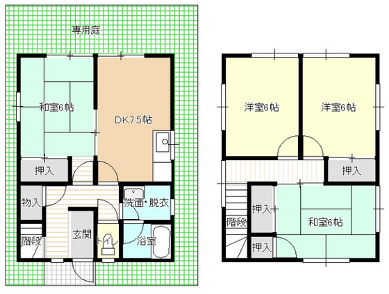 植木メゾネット№2 A