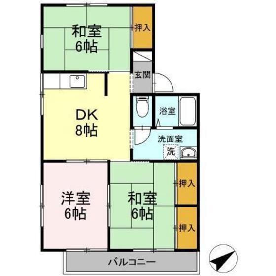 セジュール大田 B棟