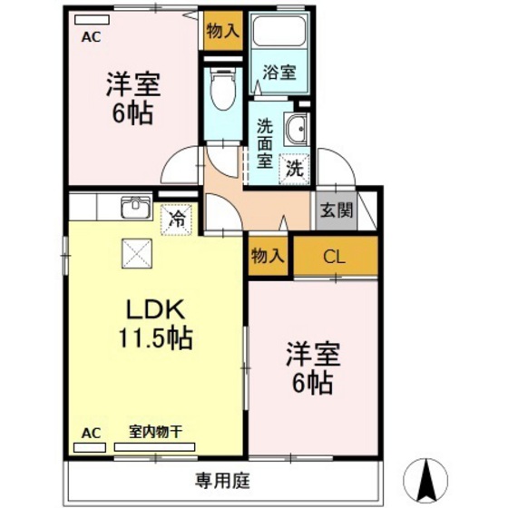 クレールシャトー吉田 C棟