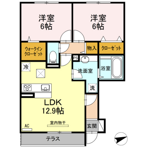 セジュール西条 B棟