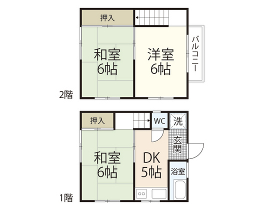 國杭アパート左前