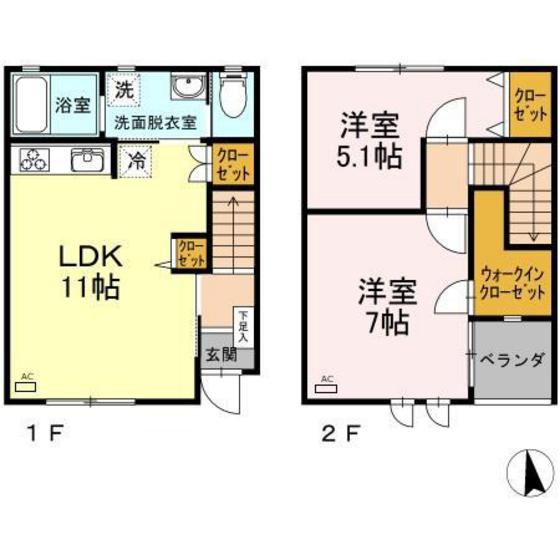 メゾネット八幡 A棟
