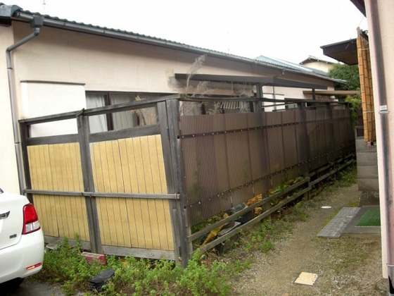 上林様2戸1 北の東側