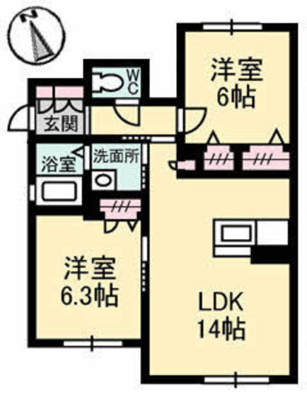 シャーメゾン新保 B棟