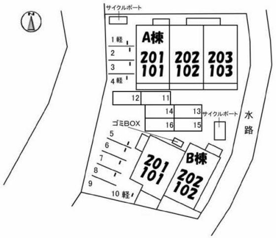 シャーメゾン新保 B棟