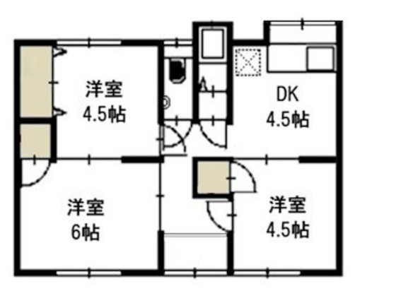 千鳥町6-15平屋貸家