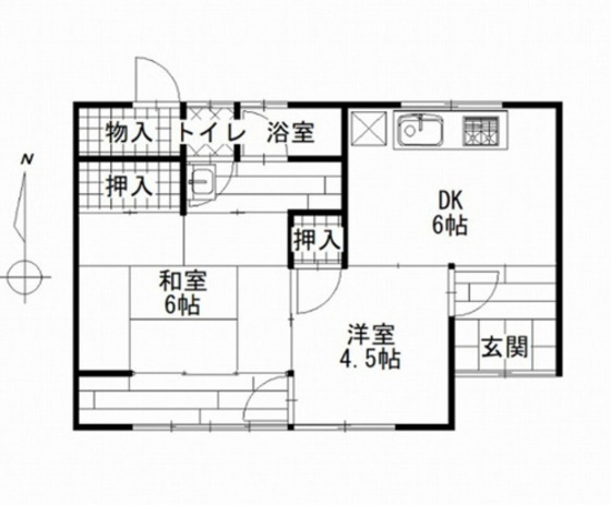 備前原貸家 西中