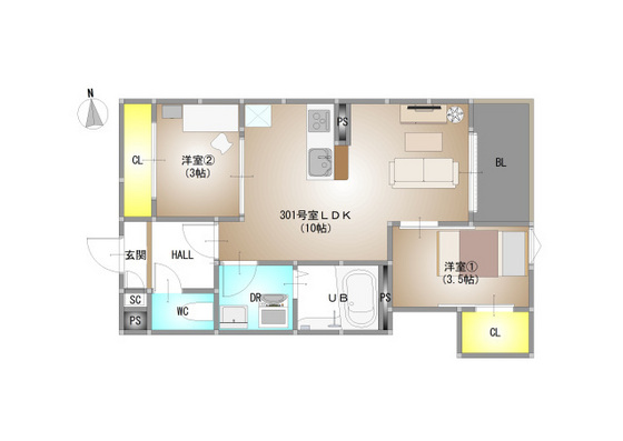 仮称)REGALEST 青江Ⅵ(レガリスト アオエシックス)