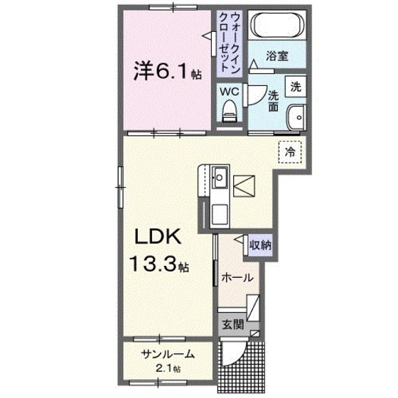 フルールドゥボヌールアオイ