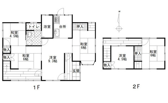 藤原光町1丁目貸家