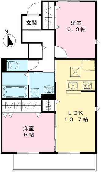 ユアメゾン益野 A