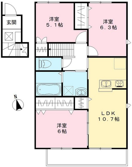 ユアメゾン益野 A