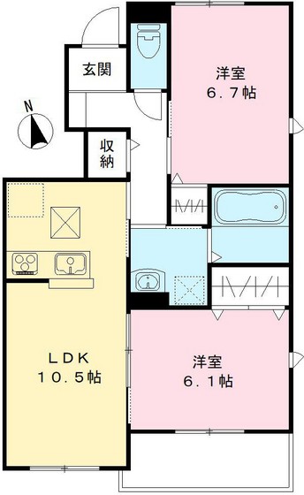 ユアメゾン益野 B