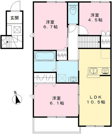 ユアメゾン益野 B