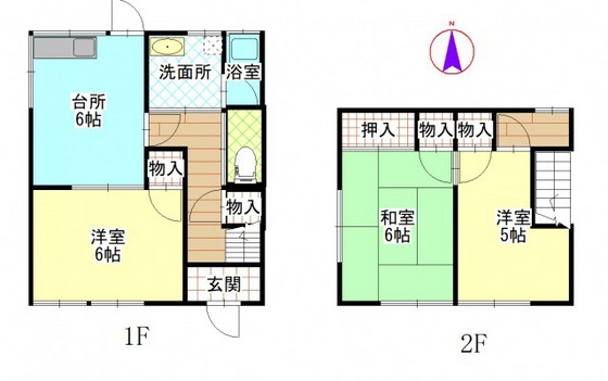 赤田209-3借家・北ー西