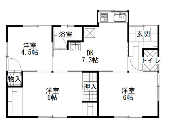国府市場101-19貸家
