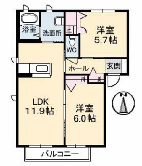 アットホーム原Ⅱ A棟