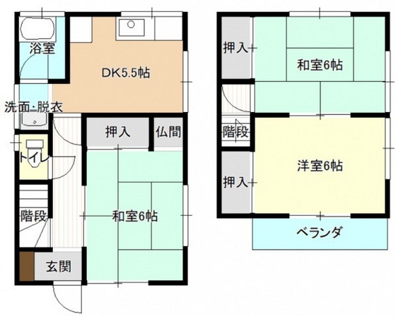 山口貸家(みくまり)二戸一 右