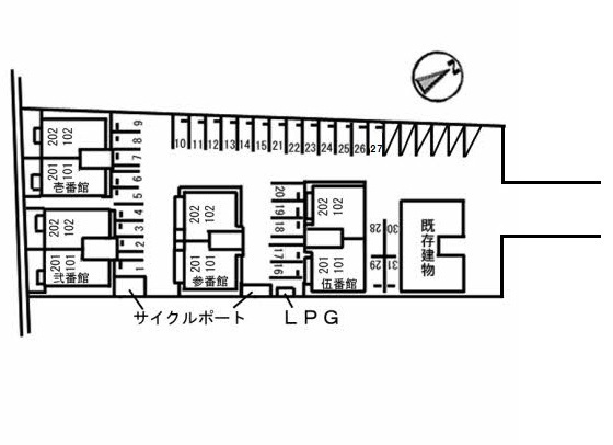 ラ・パルテール福田 伍番館