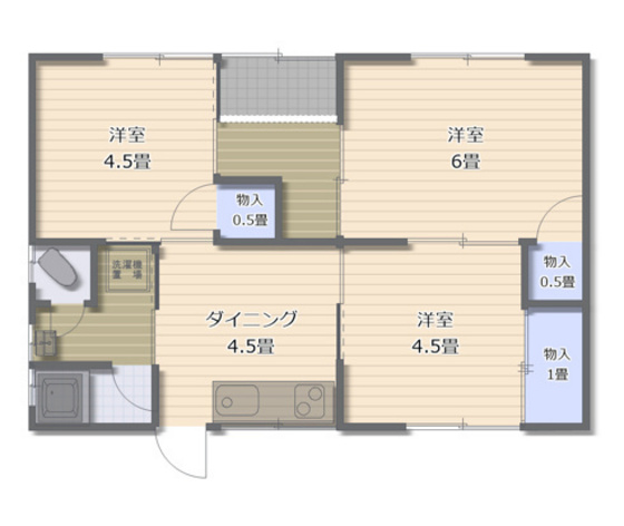 福富西槙野様貸家1号