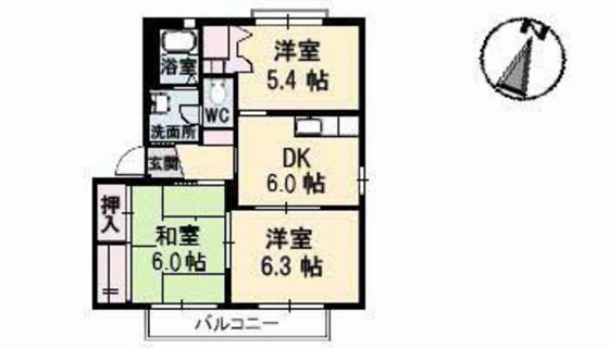 シャーメゾン大福 B棟