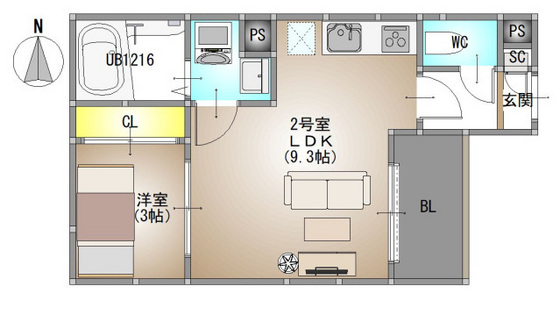 仮称)REGALEST 北方3
