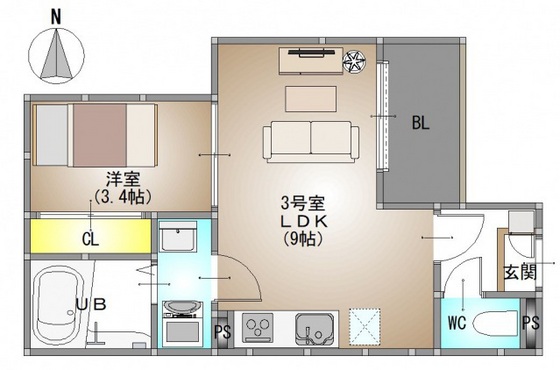 仮称)REGALEST 北方3