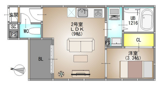 仮称)REGALEST 北方4