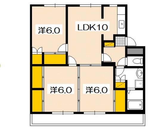 ヴィラナリー大竹 F-2棟
