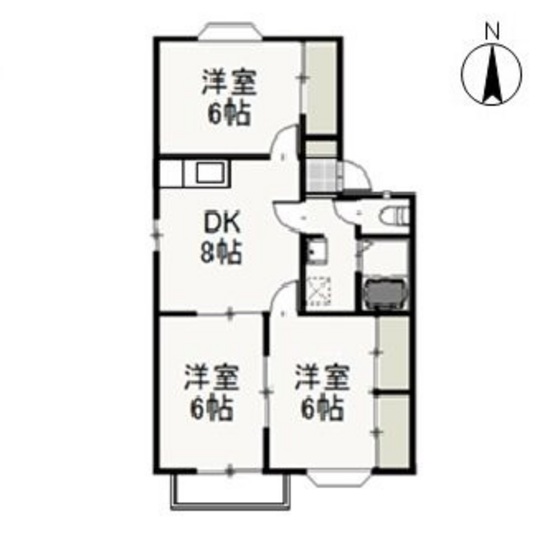 グランドール中井 A